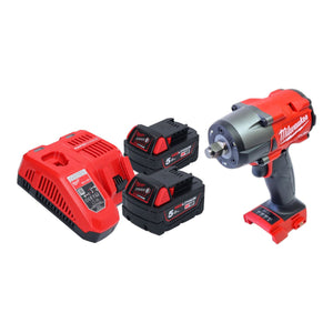 Milwaukee M18 FMTIW2F12-502 Akku Schlagschrauber 18 V 745 Nm 1/2" Brushless + 2x Akku 5,0 Ah + Ladegerät