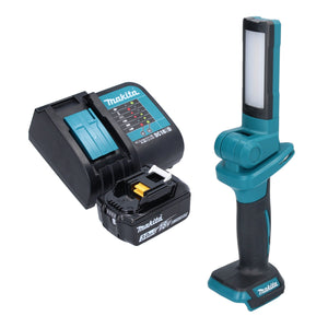 Makita DML 816 SF1 Akku Arbeitsleuchte 18 V 100 - 500 lm LED + 1x Akku 3,0 Ah + Ladegerät