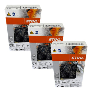 Stihl 3x 3/8" Rapid Super (RS) Sägekette 63 cm 3/8" 1,6 mm 3 Stück ( 3x 36210000084 )