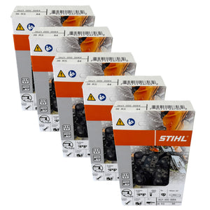 Stihl 5x 3/8" Rapid Super (RS) Sägekette 63 cm 3/8" 1,6 mm 5 Stück ( 5x 36210000084 )