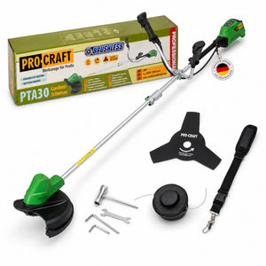 Procraft PTA30 Akku Freischneider 20 V 300 mm Brushless Solo - ohne Akku, ohne Ladegerät