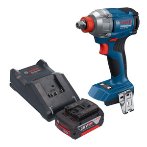 Bosch GDX 18V-285 Professional Akku Drehschlagschrauber 18 V 285 Nm 1/4'' Brushless + 1x Akku 5,0 Ah + Ladegerät