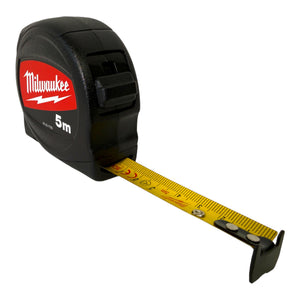Milwaukee Slim Line Maßband 5m schwarz / rot ( 4932498604 )