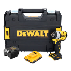 DeWalt DCF 921 D1T Akku Schlagschrauber 18 V 400 Nm 1/2" Brushless + 1x Akku 2,0 Ah + Ladegerät + TSTAK