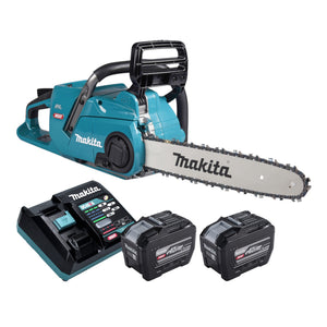 Makita UC 015 GE201 Akku Kettensäge 40 V max. 35 cm Brushless + 2x Akku 8,0 Ah + Ladegerät