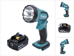 Makita DML 185 F1 Akku Lampe / Handleuchte 18 V + 1x Akku 3,0 Ah - ohne Ladegerät
