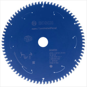 Bosch Kreissägeblatt Expert for Laminated Panel 254 x 1,8 x 30 mm 78 Zähne ( 2608644553 )
