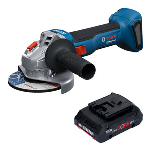Bosch GWS 18V-8 Professional Akku Winkelschleifer 18 V 125 mm Brushless + 1x ProCORE Akku 4,0 Ah - ohne Ladegerät