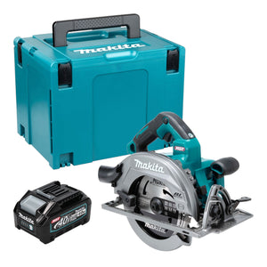 Makita HS 003 GM101 Akku Handkreissäge 40 V max. 190 mm Brushless + 1x Akku 4,0 Ah + Makpac - ohne Ladegerät