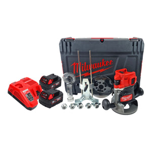 Milwaukee M18 FR12-502X Akku Oberfräse 18 V 6,0 mm - 1/2" Brushless + 2x Akku 5,0 Ah + Ladegerät + HD Box