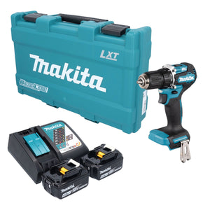 Makita DDF 487 RMK Akku Bohrschrauber 18 V 40 Nm Brushless + 2x Akku 4,0 Ah + Ladegerät + Koffer