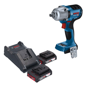 Bosch GDS 18V-450 PC Professional Akku Schlagschrauber 18 V 450 Nm 1/2" Brushless + 2x Akku 2,0 Ah + Ladegerät
