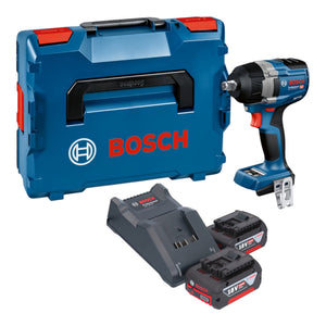 Bosch GDS 18V-750 C Akku Schlagschrauber 18 V 750 Nm 1/2" Brushless + 2x Akku 4,0 Ah + Ladegerät + L-Boxx
