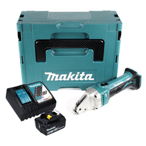 Makita DJS 161 RG1J Akku Blechschere 18 V 1,6 mm + 1x Akku 6,0 Ah + Ladegerät + Makpac