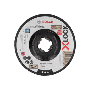 Bosch Expert X-LOCK Standard for Metal Schruppscheibe 125 x 22,23 mm 10 Stk. ( 10x 2608619366 ) Gekröpfte Schruppscheibe