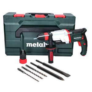 Metabo KHE 2660 Quick Kombihammer 850 W 3 J SDS plus + 5 tlg. Bohrer und Meißel Set + metaBOX