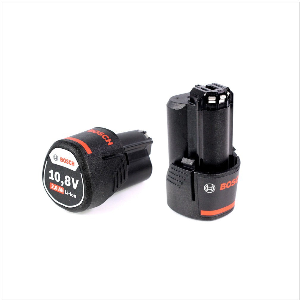 Bosch Akku Starter Set 2x GBA 10,8 V 2,0 Ah / 2000 mAh Li-Ion Professional ( 2607336879 )