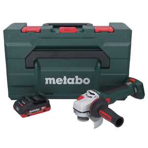 Metabo WB 18 LT BL 11-125 Quick Akku Winkelschleifer 18 V 125 mm Brushless + 1x Akku 4,0 Ah + metaBOX - ohne Ladegerät