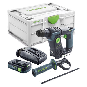 Festool BHC 18-Basic Akku Bohrhammer 18 V 1,8 J SDS Plus Brushless + 1x Akku 3,0 Ah + Ladegerät + Systainer