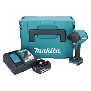 Makita DAS 180 RG1J Akku Gebläse 18 V Brushless + 1x Akku 6,0 Ah + Ladegerät + Makpac