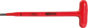 KS TOOLS T-Griff-Innensechskant-Stiftschlüssel mit Schutzisolierung, 6x250mm ( 117.1742 )