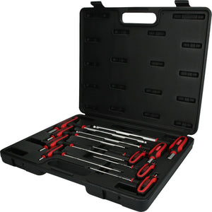 KS TOOLS T-Griff-Innensechskant-Kugelkopf-Schlüssel-Satz, 9-tlg ( 151.8150 )