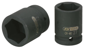 KS TOOLS 3/4" Sechskant-Kraft-Stecknuss, kurz, 70mm ( 515.1370 )