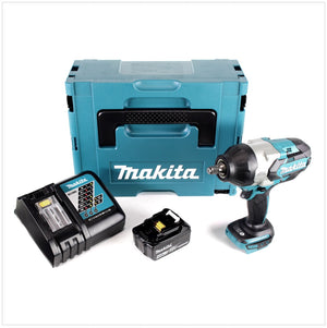 Makita DTW 1002 RM1J Akku Schlagschrauber 1/2“ 18V 1000Nm Brushless + 1x Akku 4,0Ah + Ladegerät + Makpac