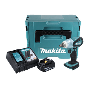 Makita DTW 251 RT1J Akku Schlagschrauber 18 V 230 Nm 1/2" + 1x Akku 5,0 Ah + Ladegerät + Makpac