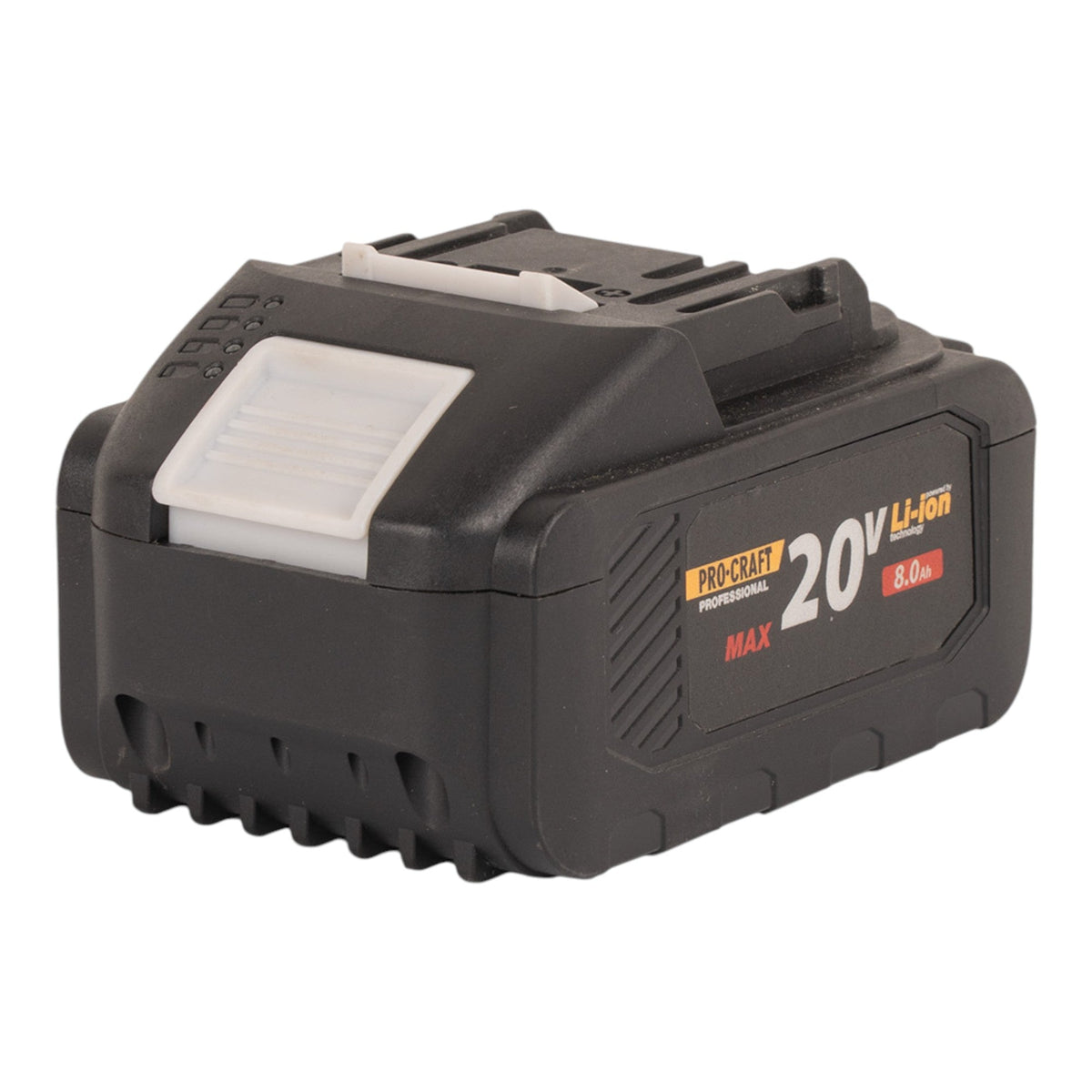 Procraft 20/8 Akku 20 V 8,0 Ah / 8000 mAh Li-ion mit Ladestandsanzeige