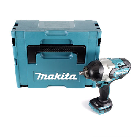 Makita DTW 1002 ZJ  Visseuse à percussion sans fil 18V, 1/2", 1000Nm, sans balai, solo + Coffret Makpac - sans batterie, sans chargeur