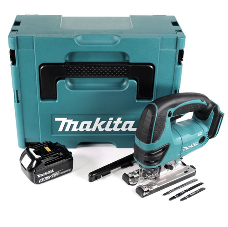 Makita DJV 180 T1J Scie sauteuse sans fil 18V + 1x Batterie 5.0Ah + Makpac - sans chargeur