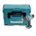 Makita DHP 453 ZJ Perceuse visseuse à percussion sans fil 18V 42Nm + Coffret Makpac - sans batterie - sans chargeur