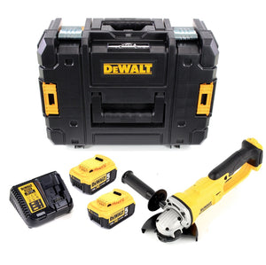DeWalt DCG 412 P2 Akku Winkelschleifer 18V 125mm + 2x Akku 5,0Ah + Ladegerät + TSTAK