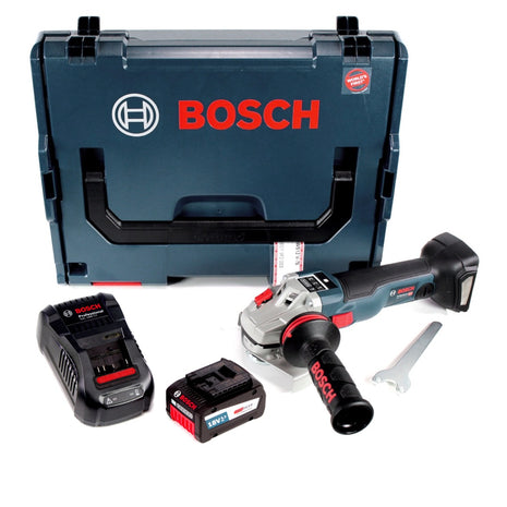 Bosch GWS 18 V-125 SC Professional Akku Winkelschleifer 125mm brushless in L-Boxx + 1x GBA 6,3 Ah EneRacer Akku + GAL 1880 Ladegerät - Toolbrothers