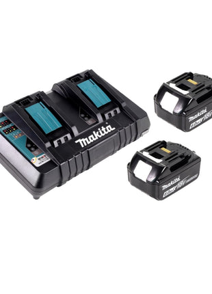 Makita DUR 365 LPG2 Akku Motorsense 36V ( 2x18V) 300mm Brushless + 2x Akku 6,0Ah + Doppelladegerät - Toolbrothers