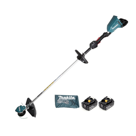 Makita DUR 364 LT2 Akku Rasentrimmer 36V ( 2x 18V ) 250/350mm Brushless + 2x Akku 5,0Ah - ohne Ladegerät - Toolbrothers