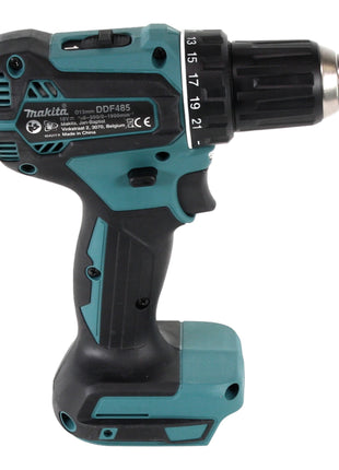 Makita DDF 485 SF1J-R taladro atornillador inalámbrico 18 V 50 Nm sin escobillas + 1x batería 3,0 Ah + cargador + RHINO