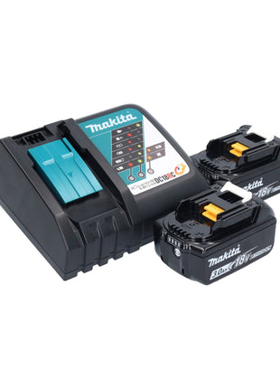 Makita DUC 357 RF2X3 18 V 35 cm Coupe-bordures sans balais + 2x Batterie 3,0 Ah + chargeur