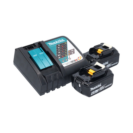 Makita DUC 357 RG2X3 Motosierra sin cable 18 V 35 cm sin escobillas + 2x batería 6,0 Ah + cargador