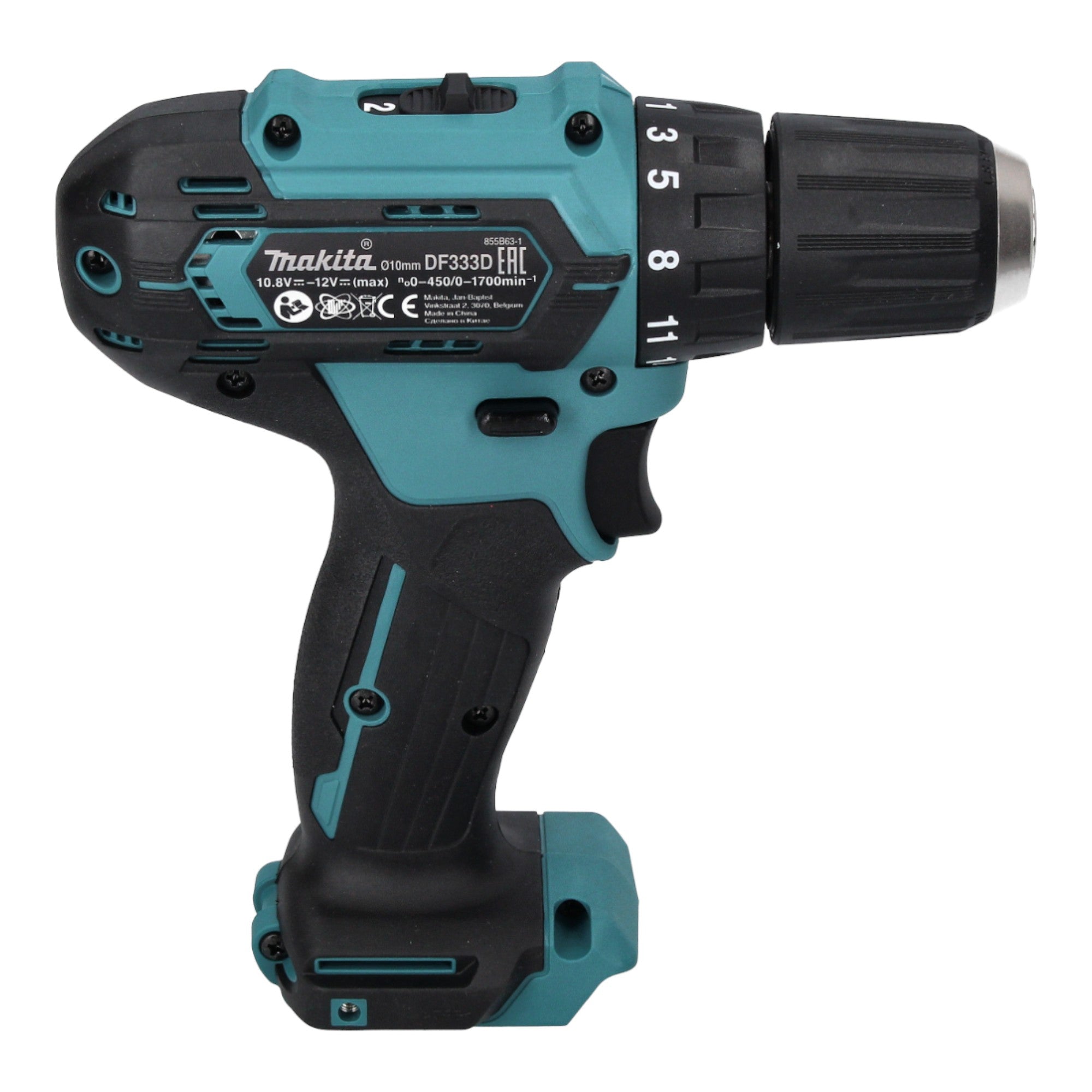 Makita DF 333 DSAJ Akku Bohrschrauber 12 V max 30 Nm 2x Akku 2 0 Ah Ladegeraet Makpac 4 - toolbrothers