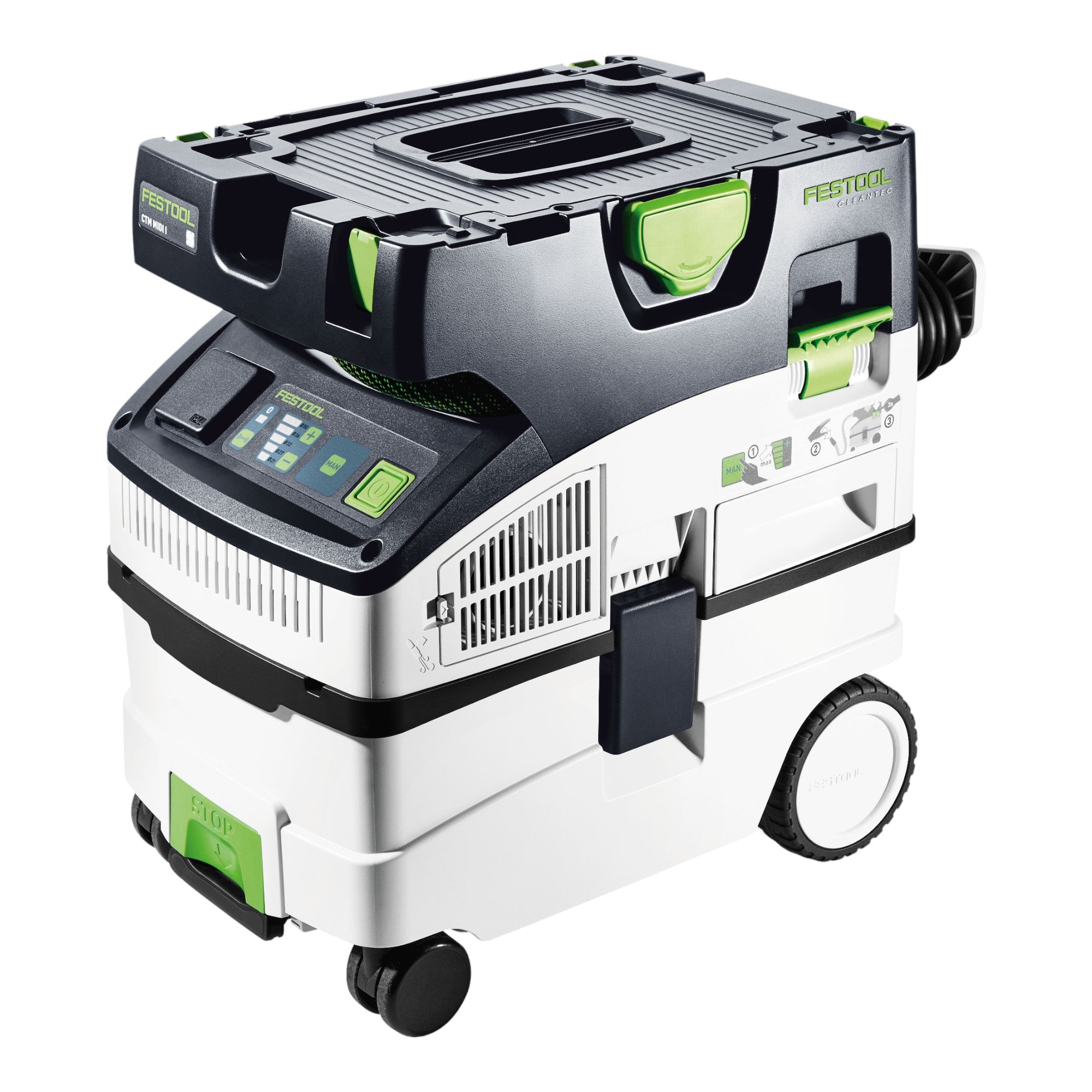 Festool CTM MIDI I CT F CLEANTEC Absaugmobil 15 l Staubkl M 578034 Bluetooth Fernbedienung 1 - toolbrothers