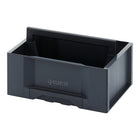 AUER Toolbox Valigia portautensili di base 400 x 300 x 230 mm grigio ( TB W 4316 F1 ) aperta con maniglia