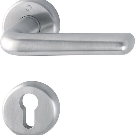 HOPPE Juego de escudos Helsingborg E1730Z/17KV/17KVS Acero inoxidable F69 ( 3000252533 )