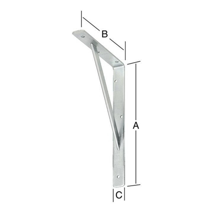 Wspornik drążka VORMANN Długość 500 mm Wysokość 330 mm Szerokość 30 mm ( 3000272099 )