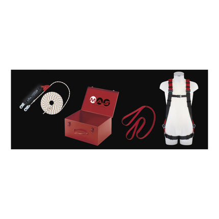 MAS fall protection set EN361, EN353-2, EN354+795 class B ( 4000385098 )