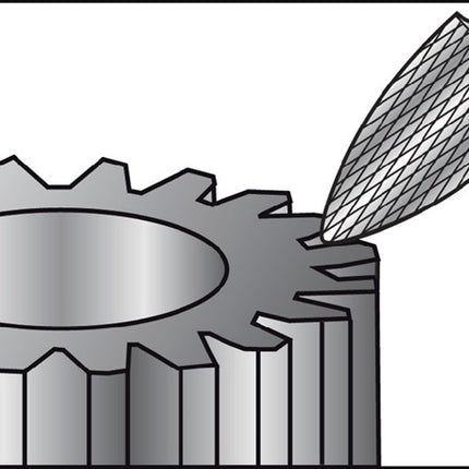 RUKO Burr SPG Ø 10 mm Head length 20 mm Shank Ø 6 mm ( 4000602868 )