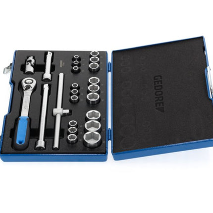 Set di chiavi a bussola GEDORE 19 EMU-20 23 pezzi 1/2 ″ ( 4000880494 )
