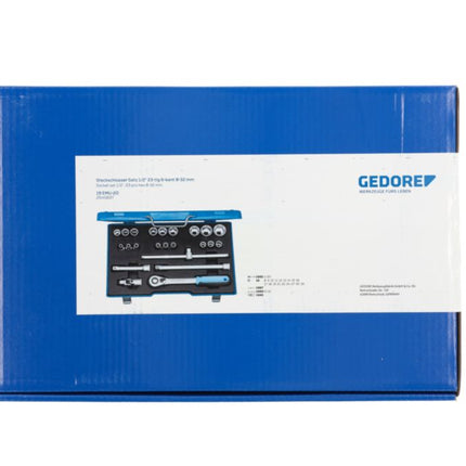 Set di chiavi a bussola GEDORE 19 EMU-20 23 pezzi 1/2 ″ ( 4000880494 )