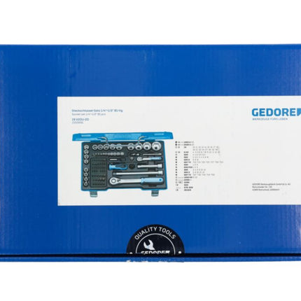 Set di chiavi a bussola GEDORE 19 V20U-20 81 pezzi 1/4 + 1/2 ″ ( 4000880519 )